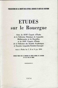 Etudes sur le Rouergue