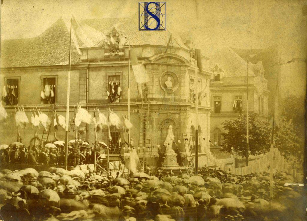 Inauguration de la fontaine Gally à Rodez