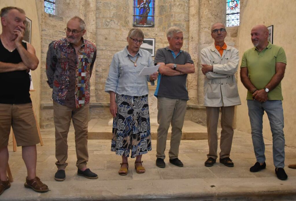 Inauguration de l'exposition Balsan à Mostuéjouls le 3 aout 2025