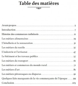 Table des matières Rodez en image